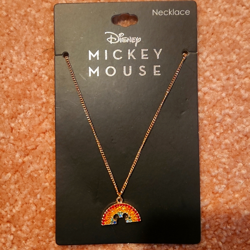 Mickey Mouse rainbow pendant